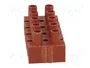 BM GROUP Barrette de jonction d'alimentation marron