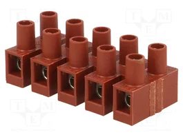 BM GROUP Barrette de jonction d'alimentation marron