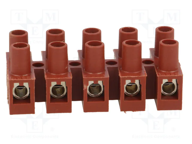 BM GROUP Barrette de jonction d'alimentation marron