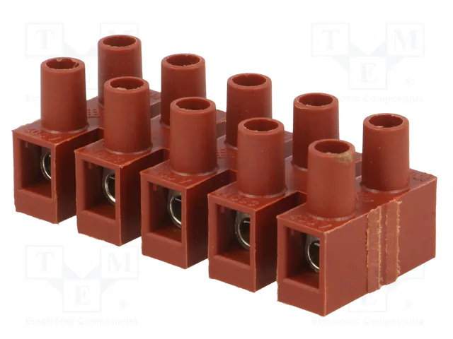 BM GROUP Barrette de jonction d'alimentation marron