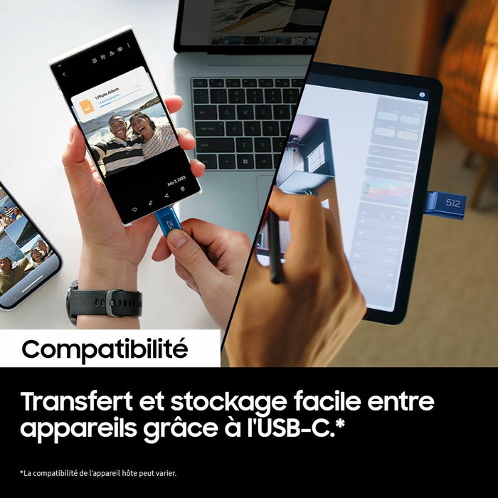 Clé USB Samsung MUF-512DA/APC Bleu 512 GB Clé USB Samsung MUF-512DA/APC Bleu 512 GB