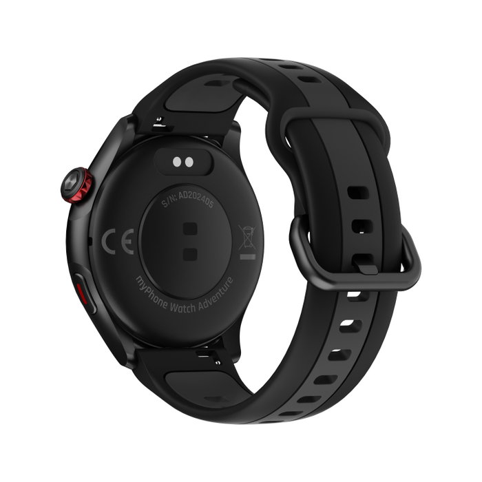 Myphone Watch Adventure Noir Montre Connectée GPS Intégré AMOLED 1.43" 370mAh Bluetooth Myphone Watch Adventure Noir Montre Connectée GPS Intégré AMOLED 1.43" 370mAh Bluetooth