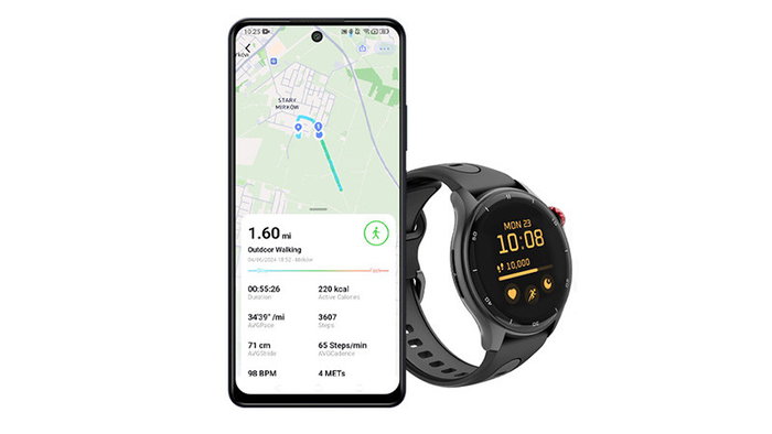 Myphone Watch Adventure Noir Montre Connectée GPS Intégré AMOLED 1.43" 370mAh Bluetooth Myphone Watch Adventure Noir Montre Connectée GPS Intégré AMOLED 1.43" 370mAh Bluetooth