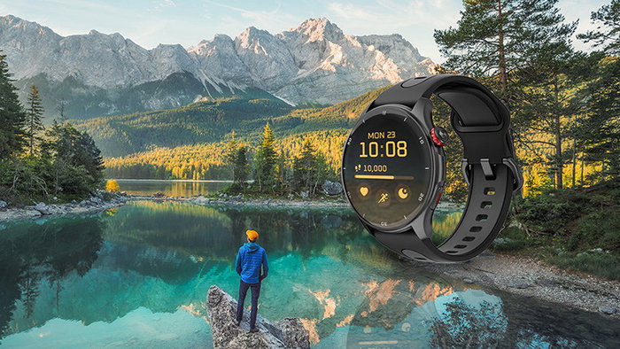 Myphone Watch Adventure Noir Montre Connectée GPS Intégré AMOLED 1.43" 370mAh Bluetooth Myphone Watch Adventure Noir Montre Connectée GPS Intégré AMOLED 1.43" 370mAh Bluetooth