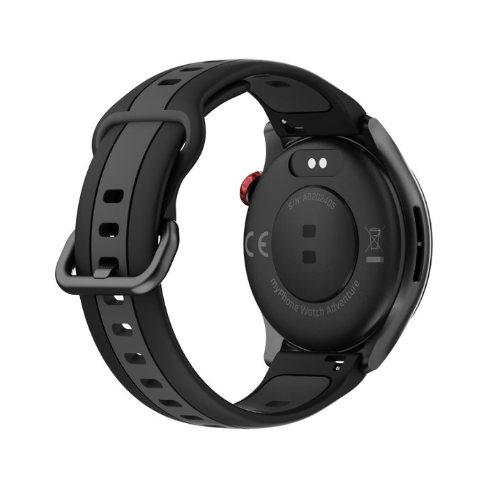 Myphone Watch Adventure Noir Montre Connectée GPS Intégré AMOLED 1.43" 370mAh Bluetooth Myphone Watch Adventure Noir Montre Connectée GPS Intégré AMOLED 1.43" 370mAh Bluetooth