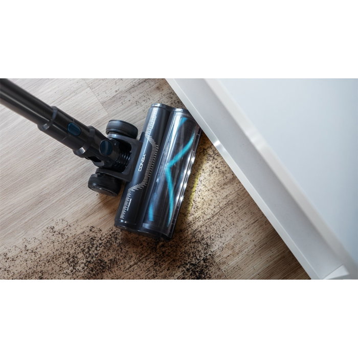 Cecotec Conga Rockstar RS50 Aspirateur balai laveur - Noir / Bleu foncé