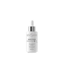 Levissime White Pearl Concentrate Q 30 ml - Concentré Éclaircissant à la Niacinamide 4% et Acide Kojique - Lutte contre les Taches et unifie le Teint pour un Visage Lumineux