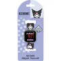 Kids Licensing Montre LED Kuromi pour Enfants dès 4 ans avec Affichage Heure/Date et Fond d'Écran Modifiable - CR2032 Fournie