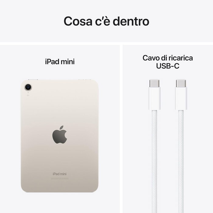 Tablette Apple iPad mini 8,3" Hexa Core 8 GB RAM 256 GB Blanc