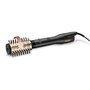BaByliss AS970E Big Hair Lustre, Brosse soufflante rotative avec air chaud, couleur noir et or