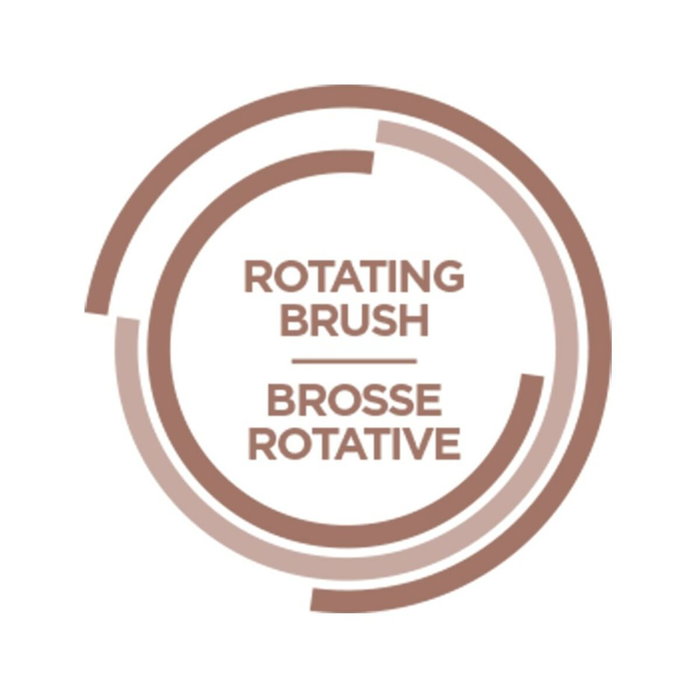 BaByliss Big Hair Lustre AS970E Brosse Rotative à Air Noir et Or