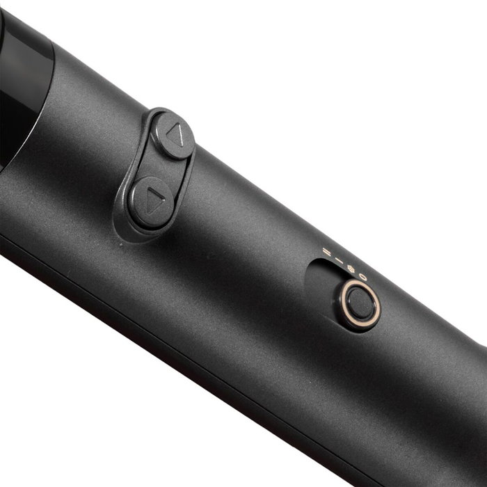 BaByliss Big Hair Lustre AS970E Brosse Rotative à Air Noir et Or