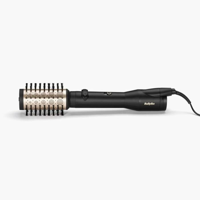BaByliss Big Hair Lustre AS970E Brosse Rotative à Air Noir et Or