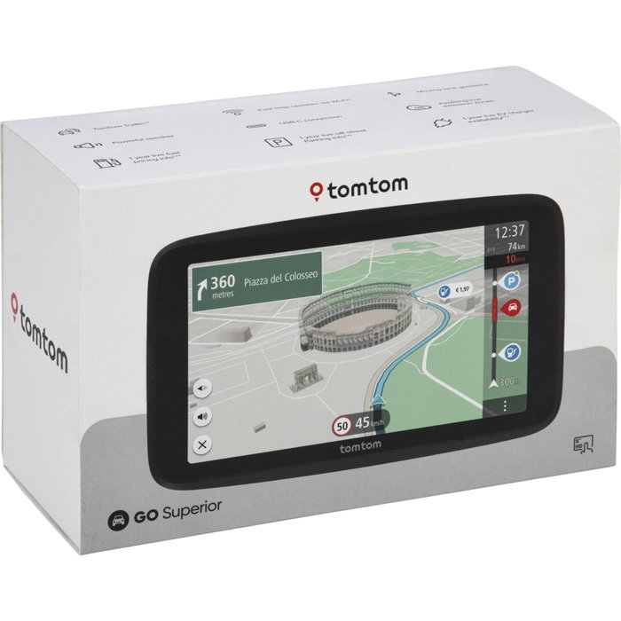 TomTom GO Superior 6 - GPS Voiture 6 pouces avec Cartes Monde TomTom GO Superior 6 - GPS Voiture 6 pouces avec Cartes Monde