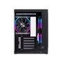 Einarex PRISMA SM300 RGB Boîtier Gaming Micro-ATX Noir avec Verre Trempé