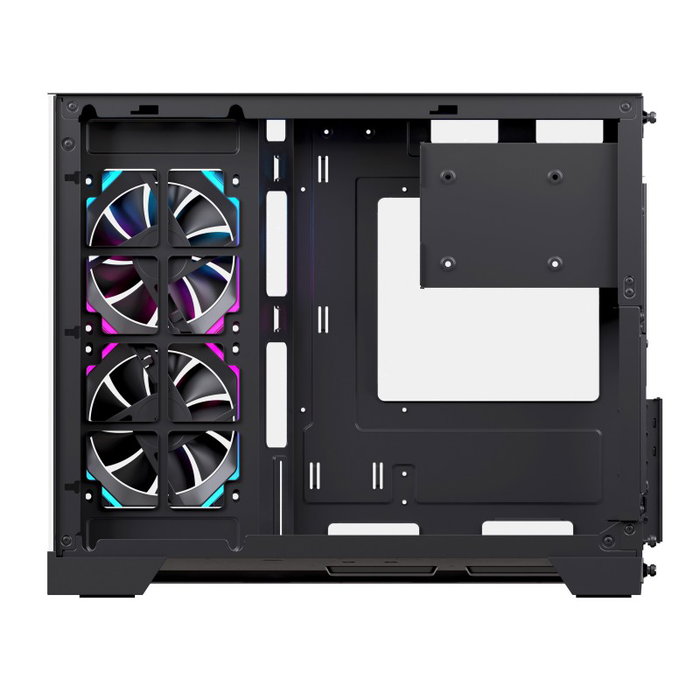 Einarex PRISMA SM300 RGB Boîtier Gaming Micro-ATX Noir avec Verre Trempé