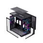 Einarex PRISMA SM300 RGB Boîtier Gaming Micro-ATX Noir avec Verre Trempé
