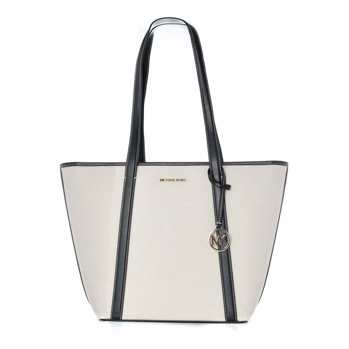 Michael Kors Sac à main Pratt 35S4G3FT3C-BLACK Noir en toile Michael Kors Sac à main Pratt 35S4G3FT3C-BLACK Noir en toile