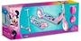 Minnie MN432042 Trottinette enfant pliable rose, hauteur ajustable, frein arrière, plateau aluminium antidérapant, portée par sa housse