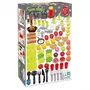 Ecoiffier - Boîte dinette 100 pièces, Collection 100% Chef - Jouet d'imitation cuisine pour enfants dès 18 mois