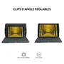 Logitech Universal Folio - Etui clavier AZERTY pour tablettes 9-10 pouces - Noir