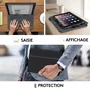 Logitech Universal Folio - Etui clavier AZERTY pour tablettes 9-10 pouces - Noir