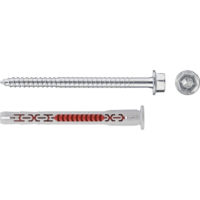 FISCHER Cheville Nylon avec Vis Taco 8-80 Médium