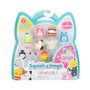 Jazwares Lot de 8 figurines Squish a Long 2,5 cm - Modèles assortis