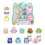 Jazwares Lot de 8 figurines Squish a Long 2,5 cm - Modèles assortis