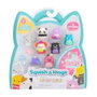 Jazwares Lot de 8 figurines Squish a Long 2,5 cm - Modèles assortis