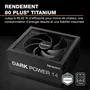 be quiet! DARK POWER 14 - Alimentation PC 1000W 80 Plus Titanium - Ventilateur avec technologie be Silent Wings, Mode Silencieux