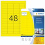 Herma Étiquettes Jaunes 45,7x21,2 mm - 960 unités