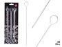 KINVARA Set de 6 piques à brochette en métal 25 cm, Plata