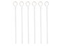 KINVARA Set de 6 piques à brochette en métal 25 cm, Plata
