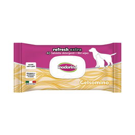 Lingettes humides pour animaux domestiques Inodorina REFRESH EXTRA Jasmin