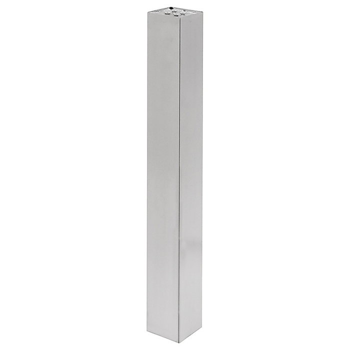 HERRAJES ALK Colonne 80x80 pour base carrée, finition effet Inox, hauteur H710 HERRAJES ALK Colonne 80x80 pour base carrée, finition effet Inox, hauteur H710