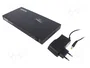 GEMBIRD Multiprise HDMI 1.4 noir, 3D, 4K, UHD 2160p, HDCP 1.4