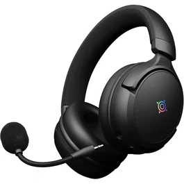 Nova Gaming Casque Gamer sans fil Atlas GH215 - Micro amovible - Audio puissant - Rétroéclairage RGB - Noir
