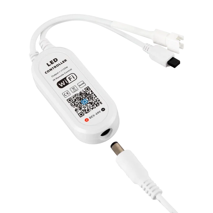 Tuya Contrôleur LED RGB App + Télécommande 12-24VDC IP20 pour Ruban LED RGBIC Tuya Contrôleur LED RGB App + Télécommande 12-24VDC IP20 pour Ruban LED RGBIC