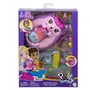 Polly Pocket JBJ91 - Coffret Sac à Main Maman et Bébé Hérissons avec 2 Figurines et 16 Accessoires, Jeu 2 en 1 pour Enfants à Partir de 4 Ans