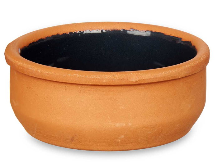 LA DEHESA Set de 6 cañon en terre cuite Anthracite 8 cm
