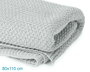 KioKids Couverture Bébé en Bambou 100% 80x110cm - Gris - Certifiée OEKO-TEX Standard 100 - Thermoclimatique, Anti-UV, Anti-Humidité - Pour Nouveau-né et Plus