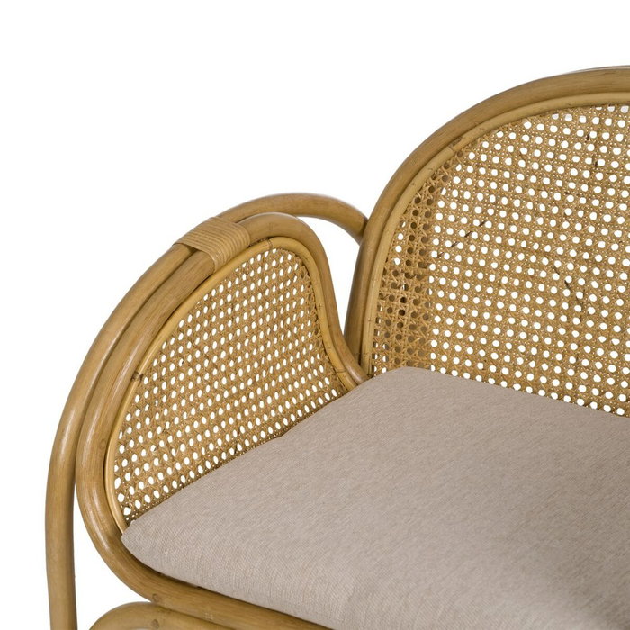 BigBuy Home Fauteuil Naturel Rotin