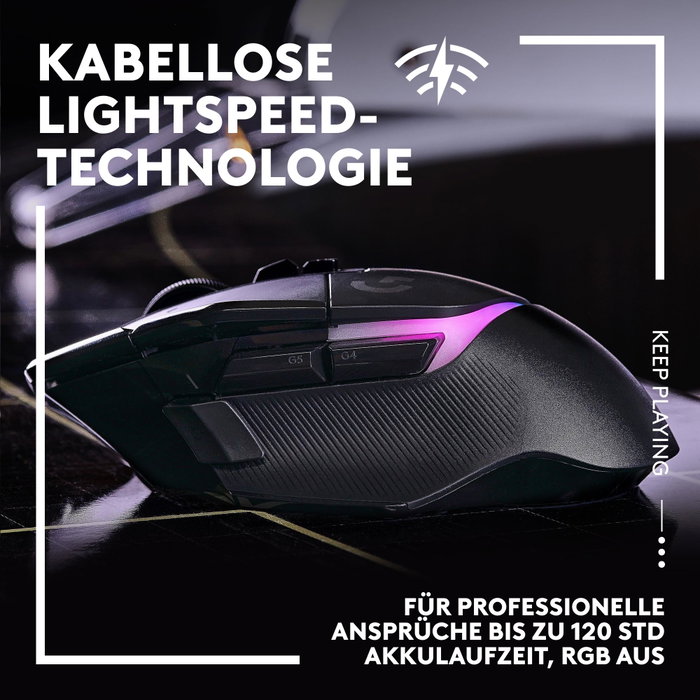 Logitech G G502 X PLUS RGB Souris de jeu sans fil Logitech G G502 X PLUS RGB Souris de jeu sans fil