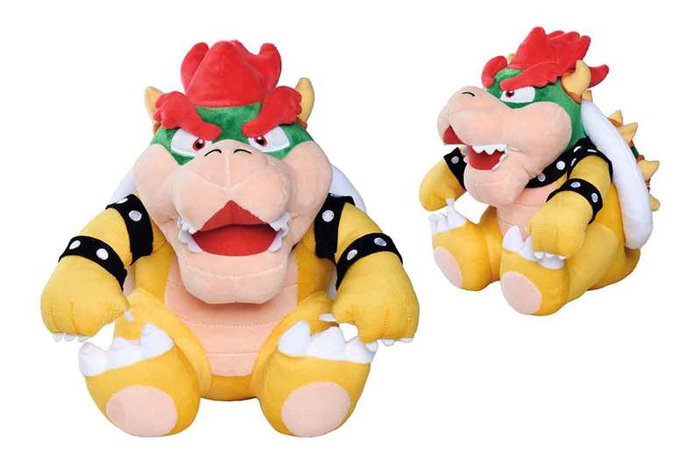 Smowy Peluche Bowser - Peluche géante 30 cm - Jouet pour enfants à partir de 12 mois