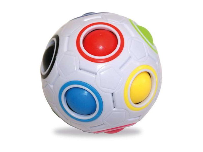 Cayro Rainbow Ball - Ballon arc-en-ciel - Jouet en plastique - Recommandé à partir de 3 ans (6 ans idéal)