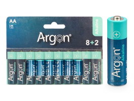 ARGON Pile Alcaline LR6 AA Pack de 30, Bleu