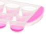 LEKNES Lot de 48 cubitières rondes multicolores
