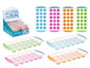 LEKNES Lot de 48 cubitières rondes multicolores