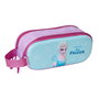 Trousse Fourre-Tout Double Frozen Rose Bleu ciel 21 x 8 x 6 cm 3D